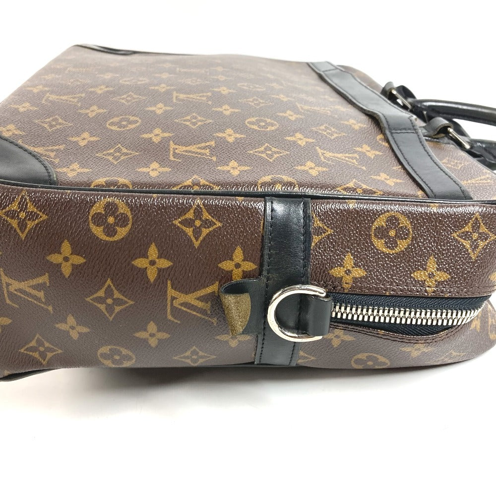 LOUIS VUITTON M40224 Monogram Macassar Port Document Voyage GM PDV Handbag Document Bag Briefcase Business Bag Monogram Macassar Canvas Unisex Brown
