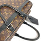 LOUIS VUITTON M40224 Monogram Macassar Port Document Voyage GM PDV Handbag Document Bag Briefcase Business Bag Monogram Macassar Canvas Unisex Brown