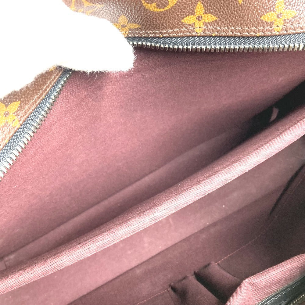 LOUIS VUITTON M40224 Monogram Macassar Port Document Voyage GM PDV Handbag Document Bag Briefcase Business Bag Monogram Macassar Canvas Unisex Brown