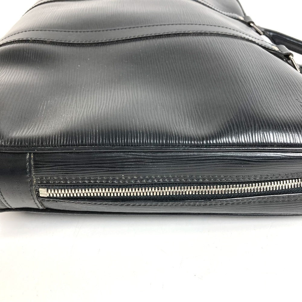 LOUIS VUITTON エピ ポルト ドキュマン ヴォワヤージュ PDV ハンドバッグ 書類バッグ ブリーフケース ビジネスバッグ エピレザー ユニセックス ノワール ブラック