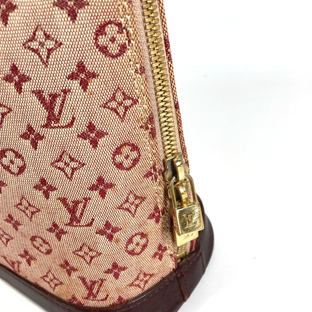 LOUIS VUITTON M92204 Monogram Mini Alma O Handbag Tote Bag Tote Bag Monogram Mini Canvas Ladies Cerise Red