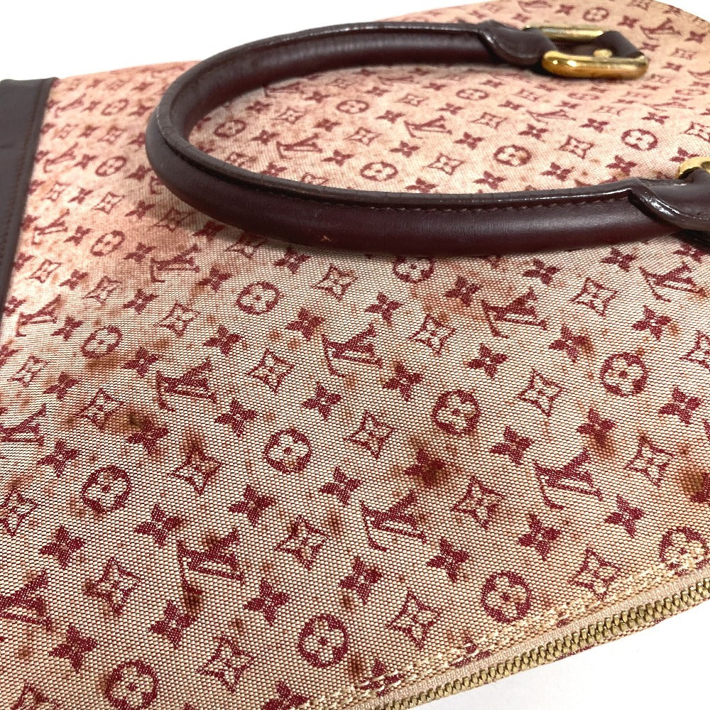 LOUIS VUITTON M92204 Monogram Mini Alma O Handbag Tote Bag Tote Bag Monogram Mini Canvas Ladies Cerise Red