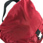 PRADA Bi-Color Triangle Logo Plate Backpack Bag Rucksack Nylon Unisex Red