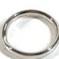 TIFFANY&Co. Elsa Peretti Curved Band Ring Accessory Jewelry Platinum Ring Pt950 Men's Silver