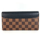 LOUIS VUITTON N61261 ダミエ ポルトフォイユノルマンディ ロングウォレット フラップ 長財布 ダミエキャンバス ユニセックス ノワール ブラック