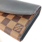 LOUIS VUITTON N61261 ダミエ ポルトフォイユノルマンディ ロングウォレット フラップ 長財布 ダミエキャンバス ユニセックス ノワール ブラック