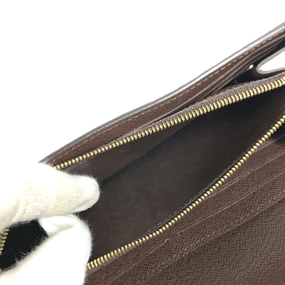 LOUIS VUITTON N61261 ダミエ ポルトフォイユノルマンディ ロングウォレット フラップ 長財布 ダミエキャンバス ユニセックス ノワール ブラック