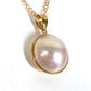 TASAKI Gold K18 18K Pearl Pendant Top Accessory Jewelry Chain Necklace K18 Women's White
