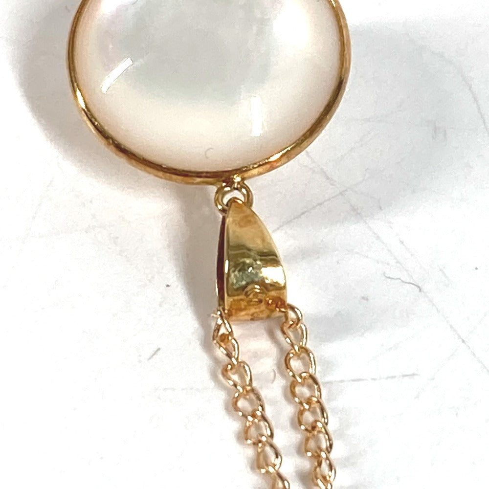 TASAKI Gold K18 18K Pearl Pendant Top Accessory Jewelry Chain Necklace K18 Women's White