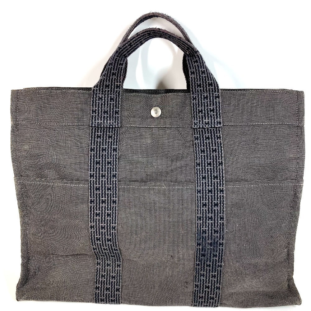 HERMES Herline MM Herline MM Bag Tote Bag Handbag Canvas Unisex Gray