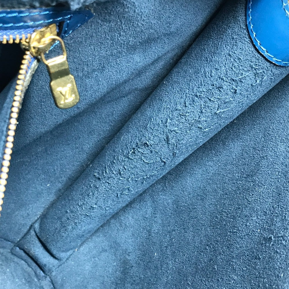 LOUIS VUITTON M52265 エピ サンジャックショッピング ショルダーバッグ カバン 肩掛け トートバッグ エピレザー ユニセックス トレドブルー ブルー