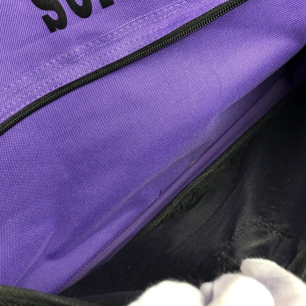 ANNA SUI Travel Bag 2-Wheel Butterfly Logo Suitcase Canvas Unisex Purple