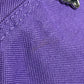 ANNA SUI Travel Bag 2-Wheel Butterfly Logo Suitcase Canvas Unisex Purple