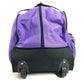 ANNA SUI Travel Bag 2-Wheel Butterfly Logo Suitcase Canvas Unisex Purple