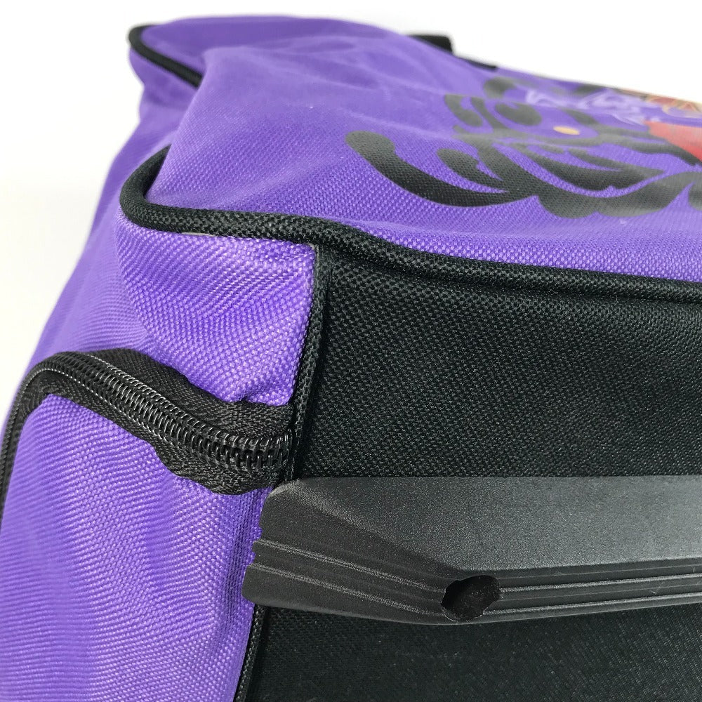 ANNA SUI Travel Bag 2-Wheel Butterfly Logo Suitcase Canvas Unisex Purple
