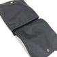 Salvatore Ferragamo Logo Bag, Crossbody Pouch, Flap Shoulder Bag, Nylon Canvas, Unisex, Black