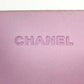 CHANEL ロゴ カバン トートバッグ 肩掛け ビーチバッグ ショルダーバッグ ビニール ユニセックス パープル