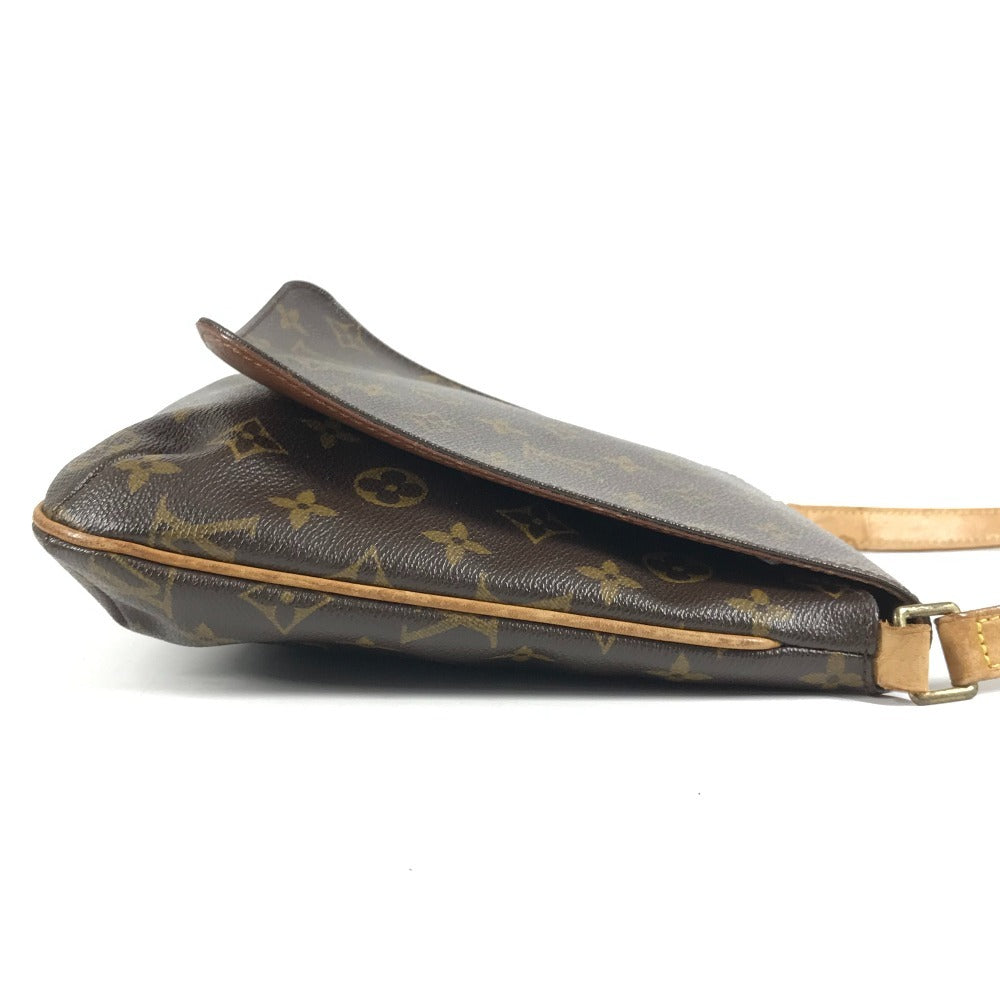 LOUIS VUITTON M51258 モノグラム ミュゼット サルサ ショート カバン 肩掛け フラップ ポシェット ショルダーバッグ ユニセックス ブラウン
