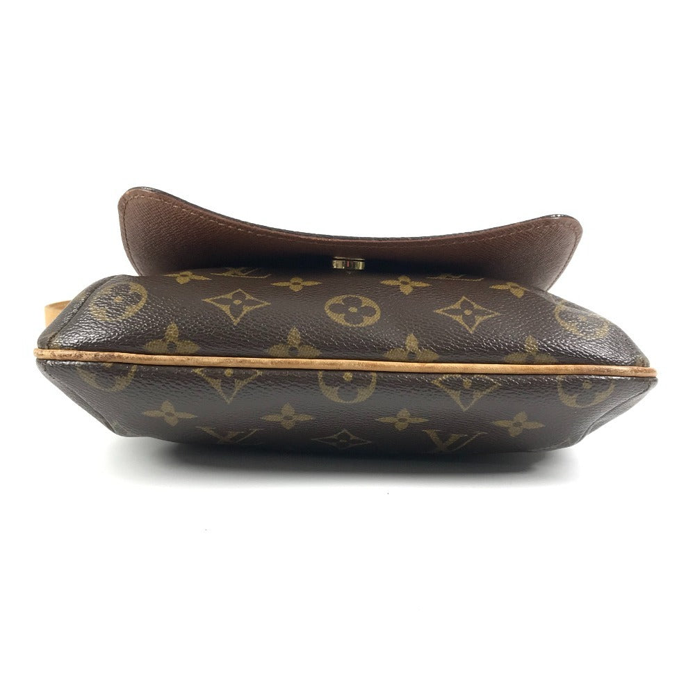 LOUIS VUITTON M51258 モノグラム ミュゼット サルサ ショート カバン 肩掛け フラップ ポシェット ショルダーバッグ ユニセックス ブラウン