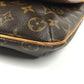 LOUIS VUITTON M51258 モノグラム ミュゼット サルサ ショート カバン 肩掛け フラップ ポシェット ショルダーバッグ ユニセックス ブラウン
