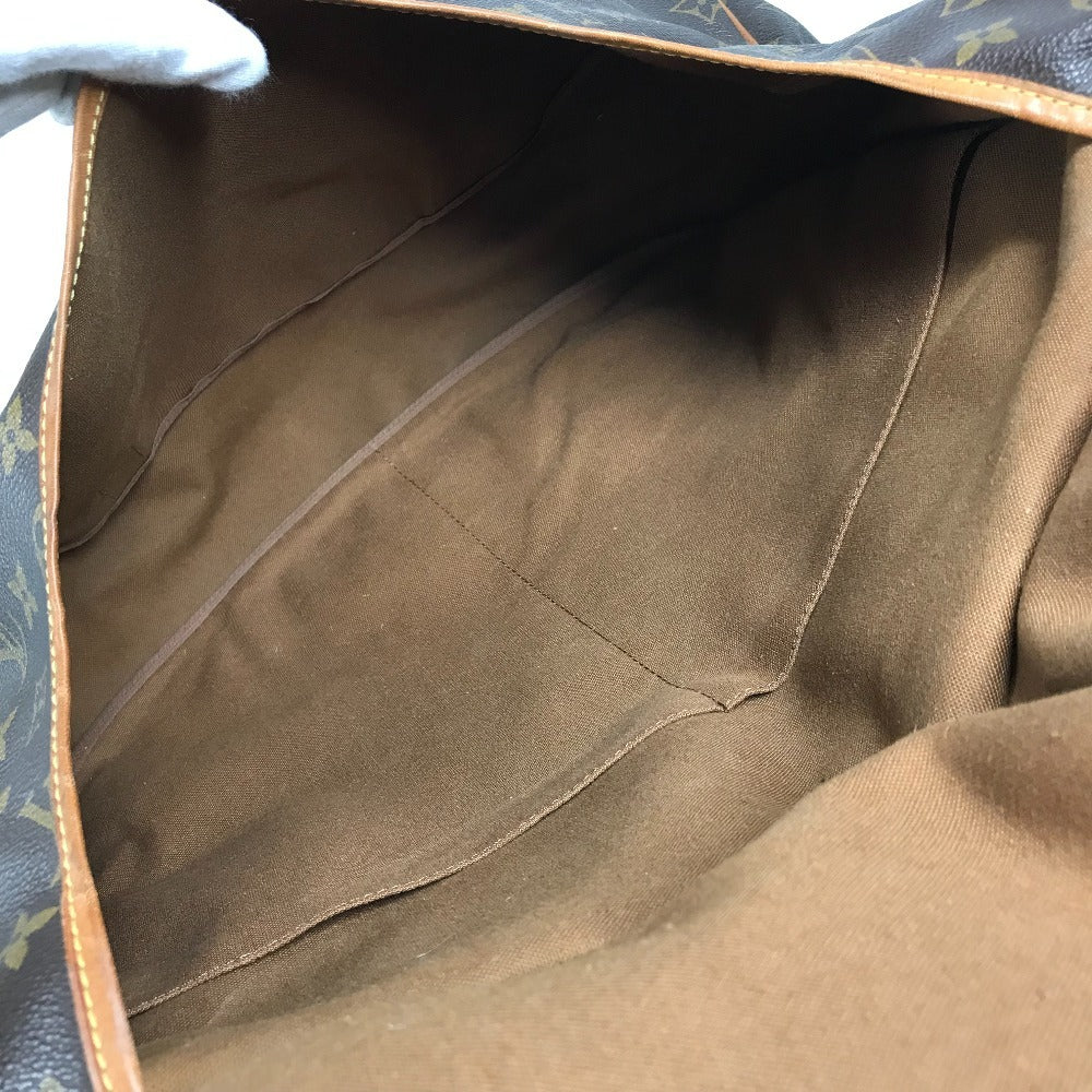 LOUIS VUITTON M42252 モノグラム ソミュール43 ソミュール 43 斜め掛け フラップ カバン ショルダーバッグ モノグラムキャンバス ユニセックス ブラウン