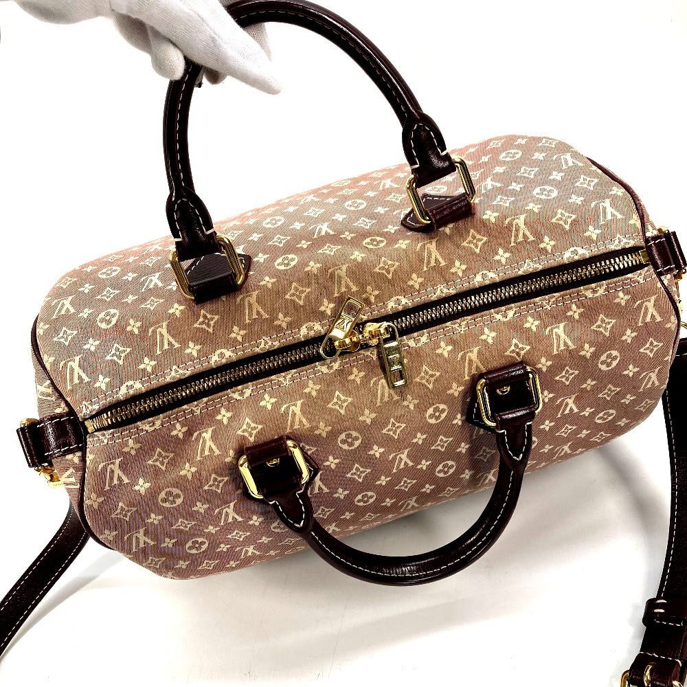 LOUIS VUITTON M56704 モノグラムイディール スピーディバンドリエール30 2WAYバッグ ミニボストンバッグ ショルダーバッグ カバン ハンドバッグ モノグラムイディール レディース セピア ブラウン