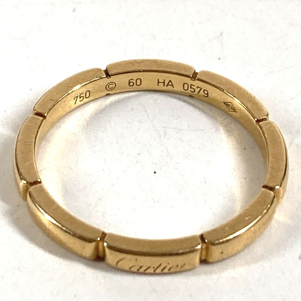 CARTIER K18 金 18K マイヨンパンテール ロゴ アクセサリー ジュエリー リング・指輪 YG750 メンズ ゴールド