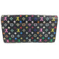 LOUIS VUITTON M93747 モノグラムマルチカラー ポルトフォイユ サラ 財布 ウォレット フラップ ロングウォレット 長財布 モノグラムマルチカラーキャンバス レディース ノワール ブラック