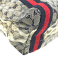 GUCCI 189669 GG logo Tote Bag Shoulder Tote Shoulder Bag Coating canvas Navy Used