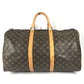 LOUIS VUITTON M41426 Monogram Keepall50 Keepall 50 Travel Bag Hand Bag Travel Bag Duffle Bag MonogramCanvas Brown Used