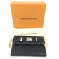 LOUIS VUITTON M25965 Georges Wallet Wallet Compact Wallet Trifold wallet Black Used