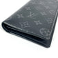 LOUIS VUITTON M61697 MonogramEclipse Portefeuille Braza Portefeuille Braza Wallet Long Wallet Bifold Long Wallet MonogramEclipseCanvas Black Used