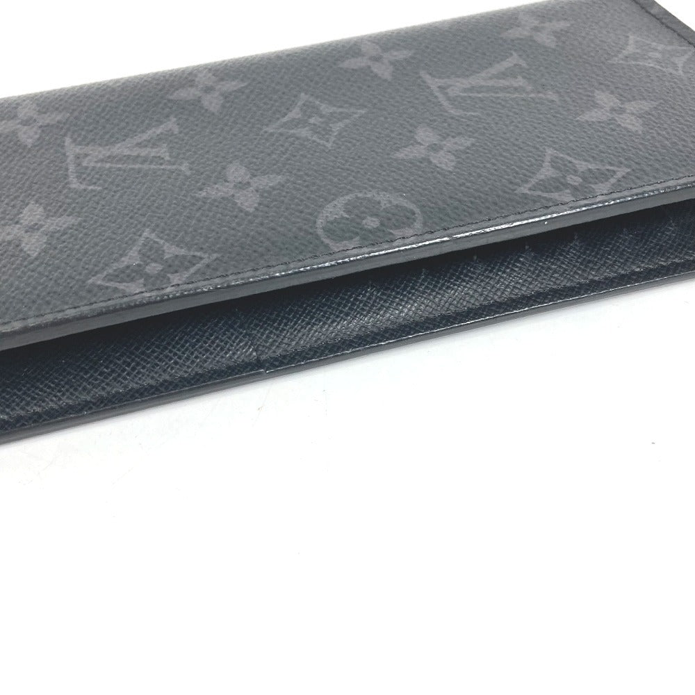 LOUIS VUITTON M61697 MonogramEclipse Portefeuille Braza Portefeuille Braza Wallet Long Wallet Bifold Long Wallet MonogramEclipseCanvas Black Used