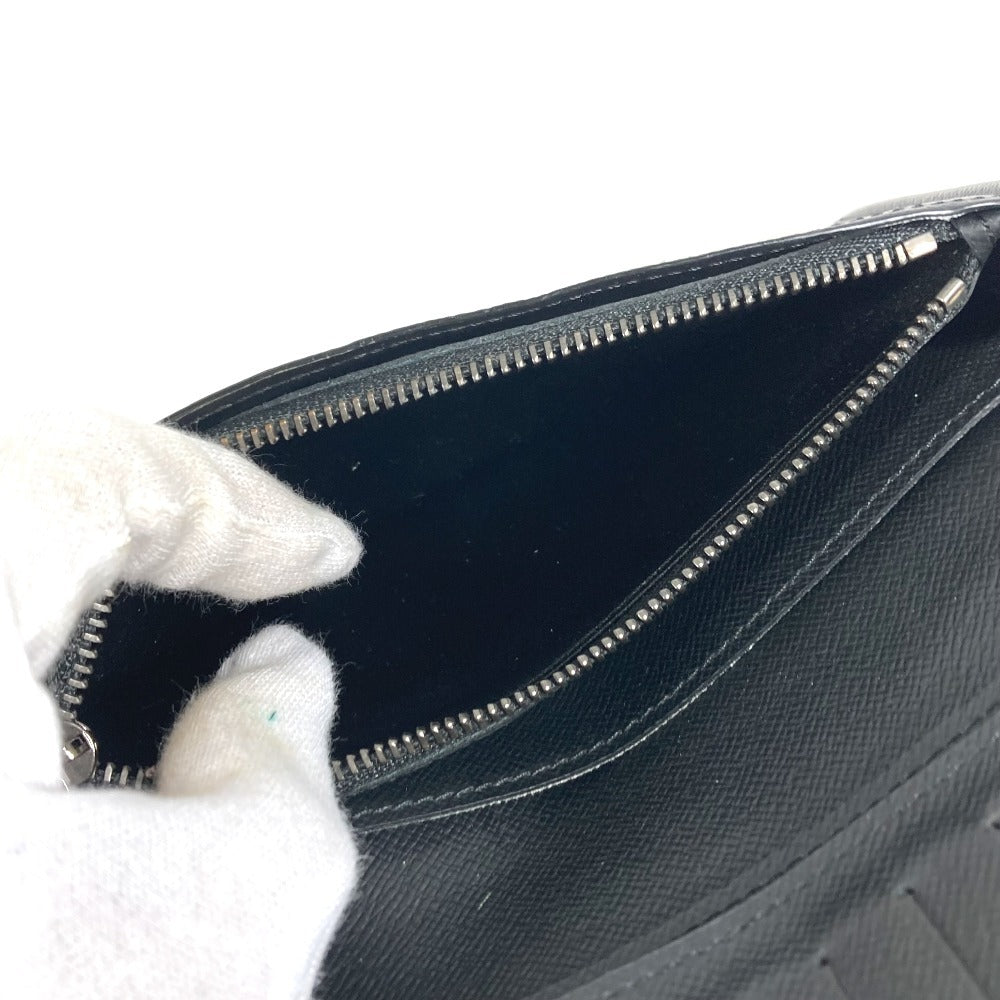 LOUIS VUITTON M61697 MonogramEclipse Portefeuille Braza Portefeuille Braza Wallet Long Wallet Bifold Long Wallet MonogramEclipseCanvas Black Used