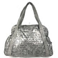CHANEL Unlimited CC CC Mark logo Bags Hand Bag Shoulder Bag Tote Bag Duffle Bag Nylon canvas Silver/Black Used