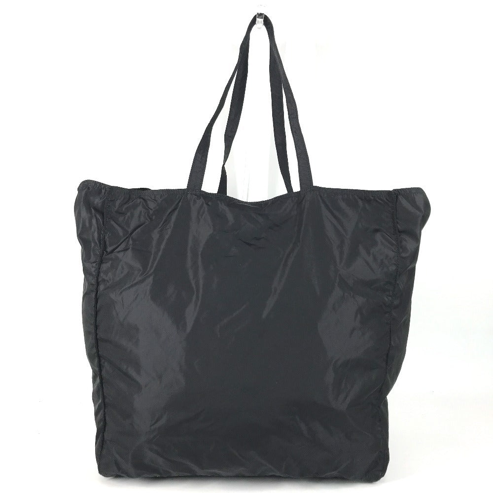 PRADA 1BG626 triangle logo triangle logo plate Bag, Tote Bag, Shoulder Bag, Eco Bag Shoulder Bag Nylon Black Used