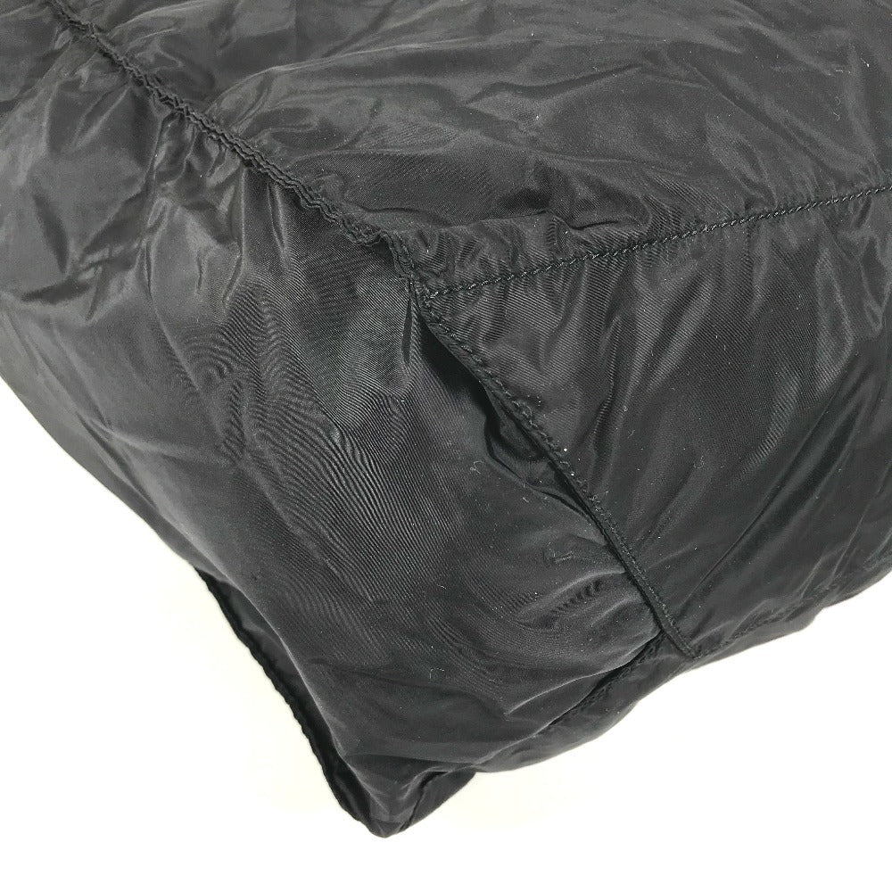 PRADA 1BG626 triangle logo triangle logo plate Bag, Tote Bag, Shoulder Bag, Eco Bag Shoulder Bag Nylon Black Used