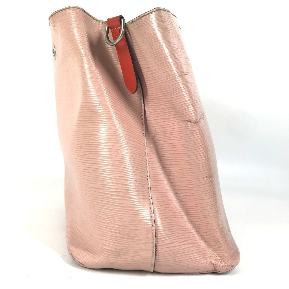 LOUIS VUITTON M54370 Epi Neonoe Bag, drawstring pouch, bicolor Hand Bag Epi Leather Rose valerine pink Used
