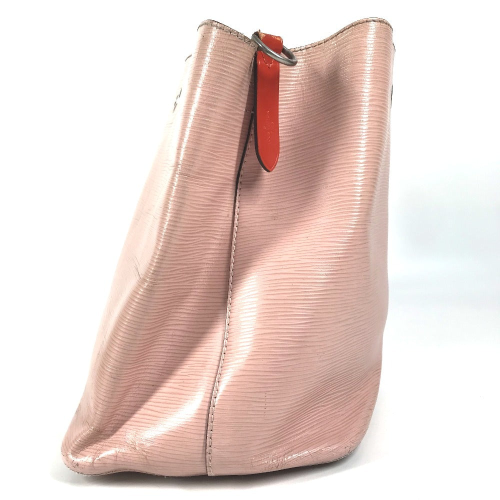 LOUIS VUITTON M54370 Epi Neonoe Bag, drawstring pouch, bicolor Hand Bag Epi Leather Rose valerine pink Used