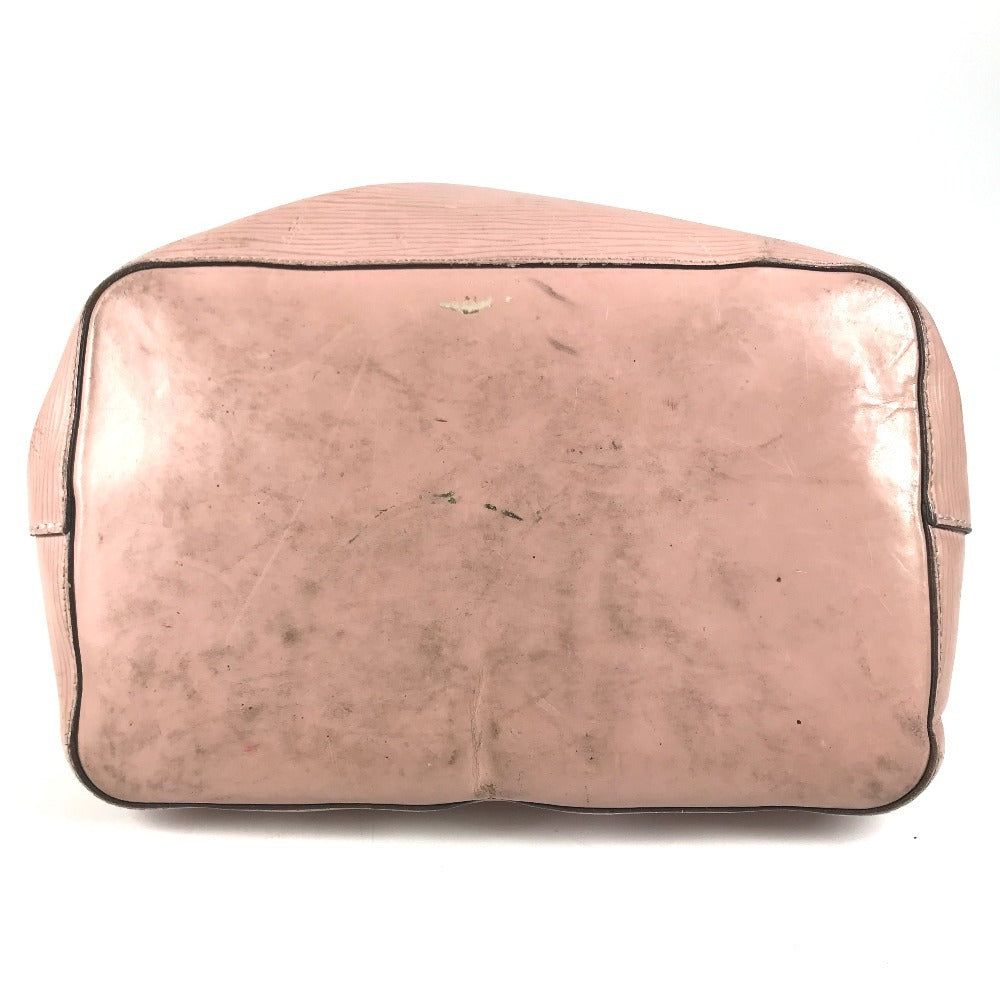 LOUIS VUITTON M54370 Epi Neonoe Bag, drawstring pouch, bicolor Hand Bag Epi Leather Rose valerine pink Used