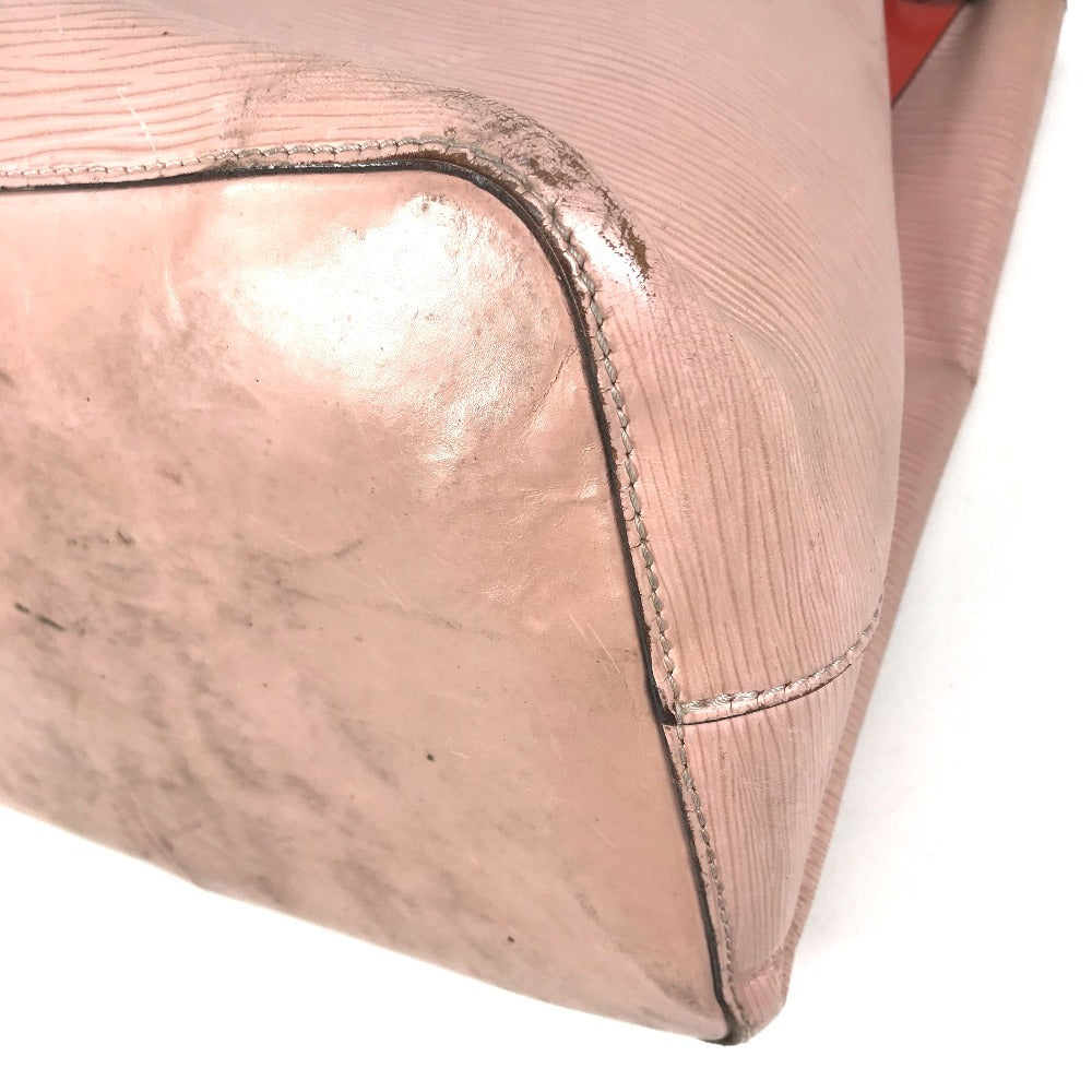 LOUIS VUITTON M54370 Epi Neonoe Bag, drawstring pouch, bicolor Hand Bag Epi Leather Rose valerine pink Used