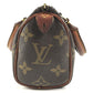 LOUIS VUITTON M41534 Monogram Mini Speedy Bag Mini Duffle Bag Pouch Hand Bag MonogramCanvas Brown Used
