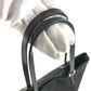 FENDI Zucchino logo Bag Tote Bag shawl Shoulder Bag Leather/Canvas Black Used