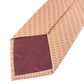 Salvatore Ferragamo Logo: Snake Accessories Necktie silk Orange Used