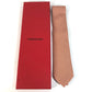 Salvatore Ferragamo Logo: Snake Accessories Necktie silk Orange Used