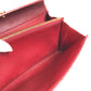 LOUIS VUITTON M93530 MonogramVernis Portefeuille Sarah Long Wallet Flap Long Wallet MonogramVernisCanvas Pomdamul Red Used