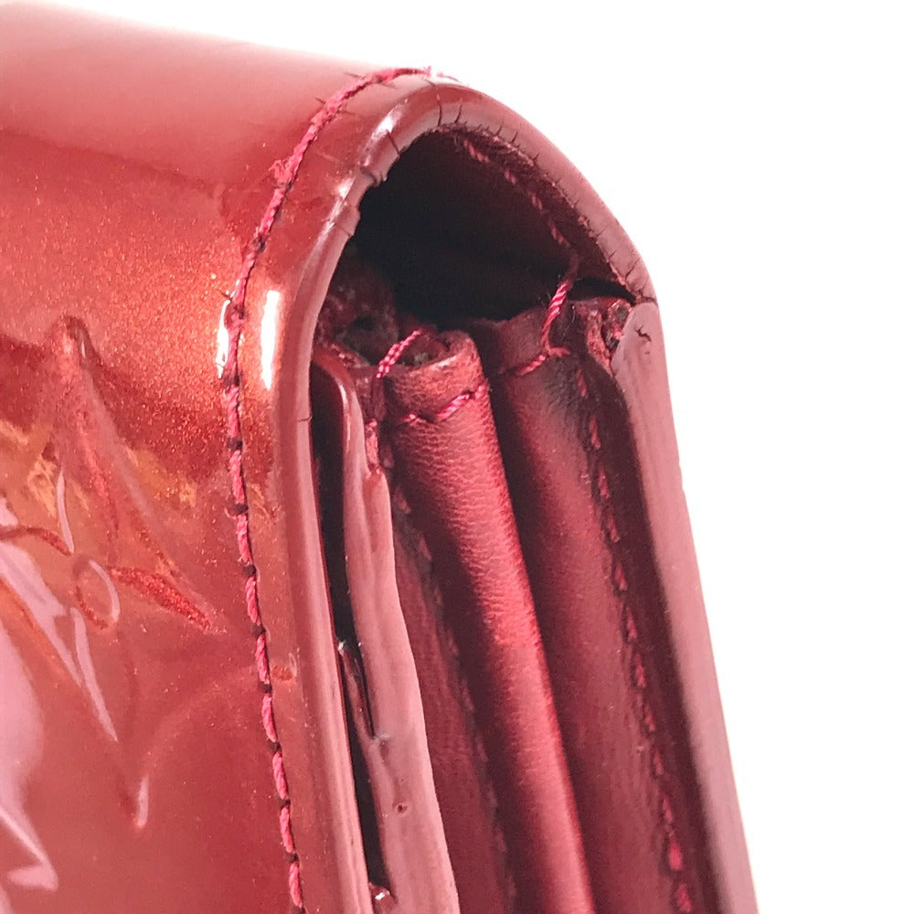 LOUIS VUITTON M93530 MonogramVernis Portefeuille Sarah Long Wallet Flap Long Wallet MonogramVernisCanvas Pomdamul Red Used