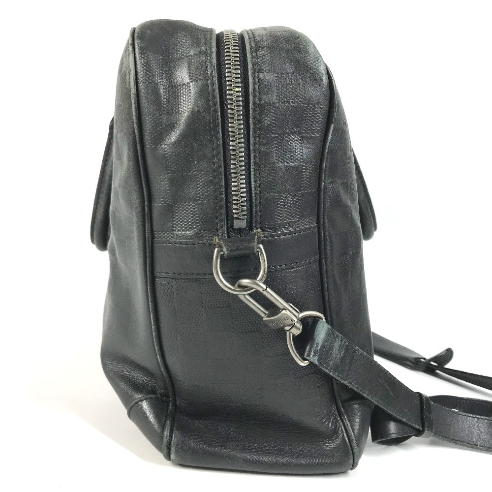 LOUIS VUITTON N41147 Damier Infini Porto Document Voyage GM Bag 2WAY Bag Hand Bag Shoulder Bag Business bag Damier InfiniLeather onyx Black Used
