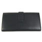 Salvatore Ferragamo 22 0522 Bicolor Gancini logo 2-fold long wallet Long Wallet Leather Black/pink Used