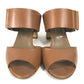 HERMES belt Shoes shoes heel Sandals Leather Brown Used